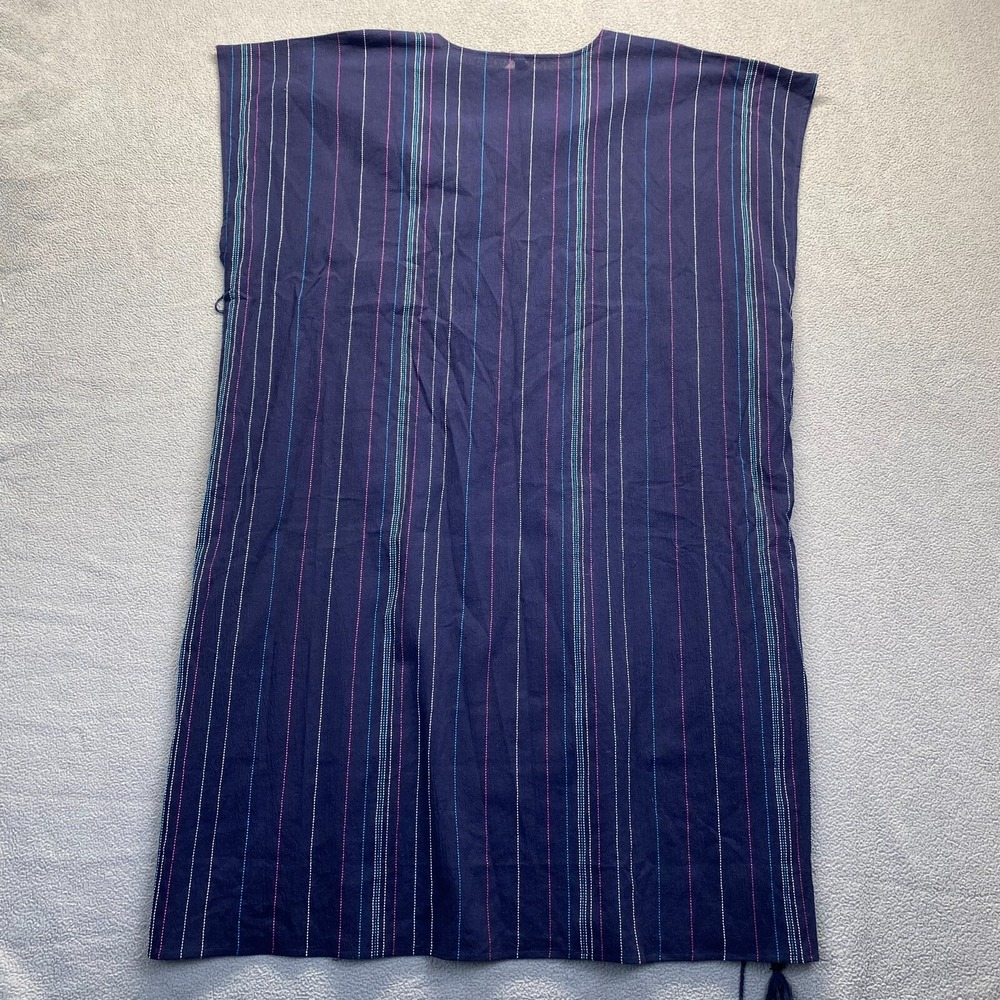 Lane Bryant Womens Navy Blue Striped Dress,Size 10/12,Tunic,Hippi - Picture 2 of 10